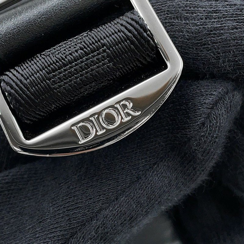 クリスチャン・ディオール リュック CDダイヤモンド バックパック PVCコーティングキャンバス Christian Dior メンズ 黒 セール品