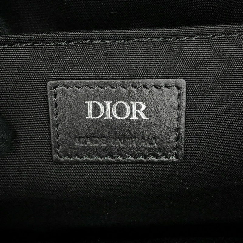 クリスチャン・ディオール リュック CDダイヤモンド バックパック PVCコーティングキャンバス Christian Dior メンズ 黒 セール品