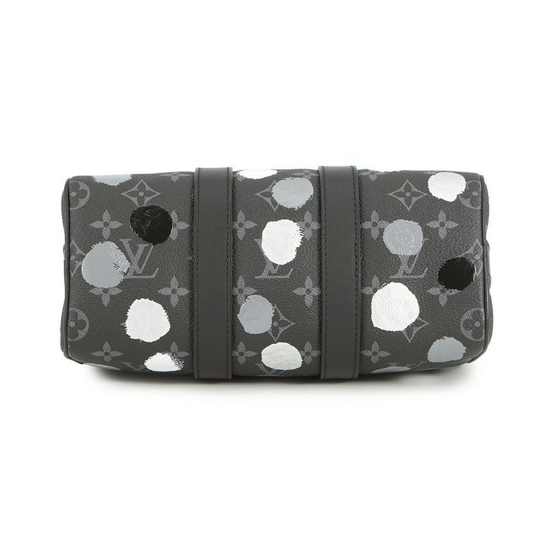 ルイヴィトン ハンドバッグ モノグラム・エクリプス LV×YK キーポル・バンドリエール25 M46406 2wayバッグ ブラック 黒