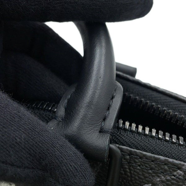 ルイヴィトン ハンドバッグ モノグラム・エクリプス LV×YK キーポル・バンドリエール25 M46406 2wayバッグ ブラック 黒