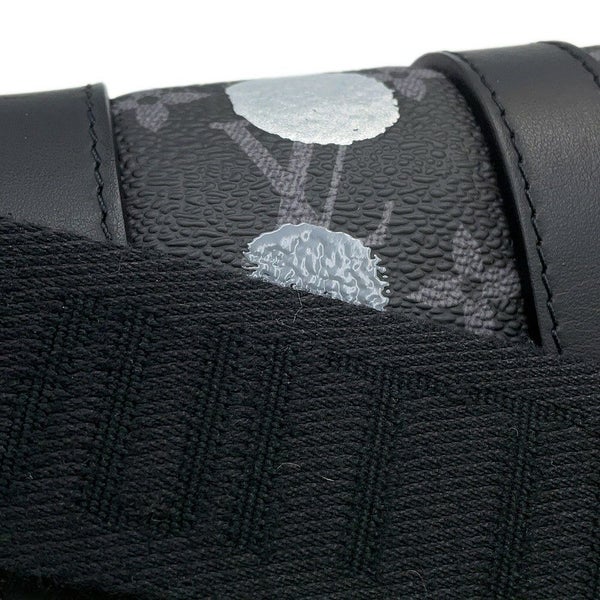 ルイヴィトン ハンドバッグ モノグラム・エクリプス LV×YK キーポル・バンドリエール25 M46406 2wayバッグ ブラック 黒