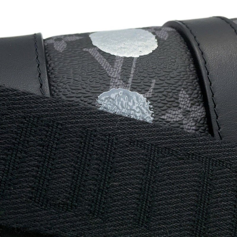 ルイヴィトン ハンドバッグ モノグラム・エクリプス LV×YK キーポル・バンドリエール25 M46406 2wayバッグ ブラック 黒