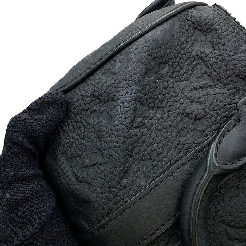 ルイヴィトン ハンドバッグ モノグラム・トリヨン キーポル・バンドリエール25 M20900 2way ブラック 黒