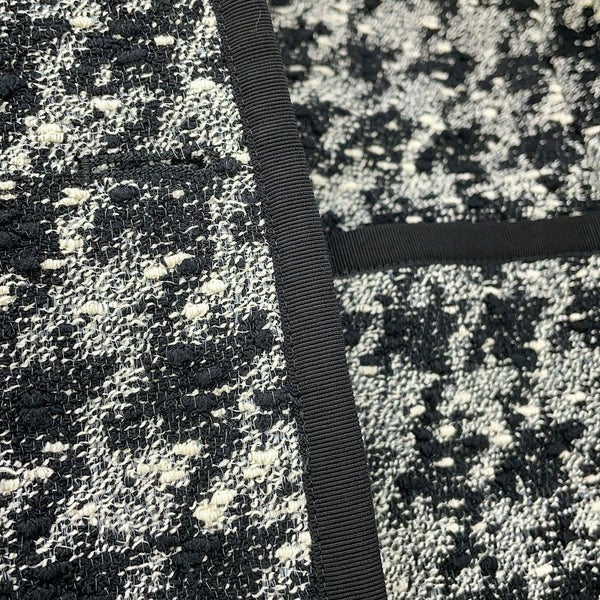 クリスチャン・ディオール ジャケット クロップド 千鳥柄 コットン レディースサイズ36 421V58A7796 アウター 黒