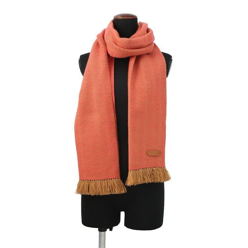 エルメス マフラー ウェーブ ダブルフェイス カシミヤ HERMES スカーフ