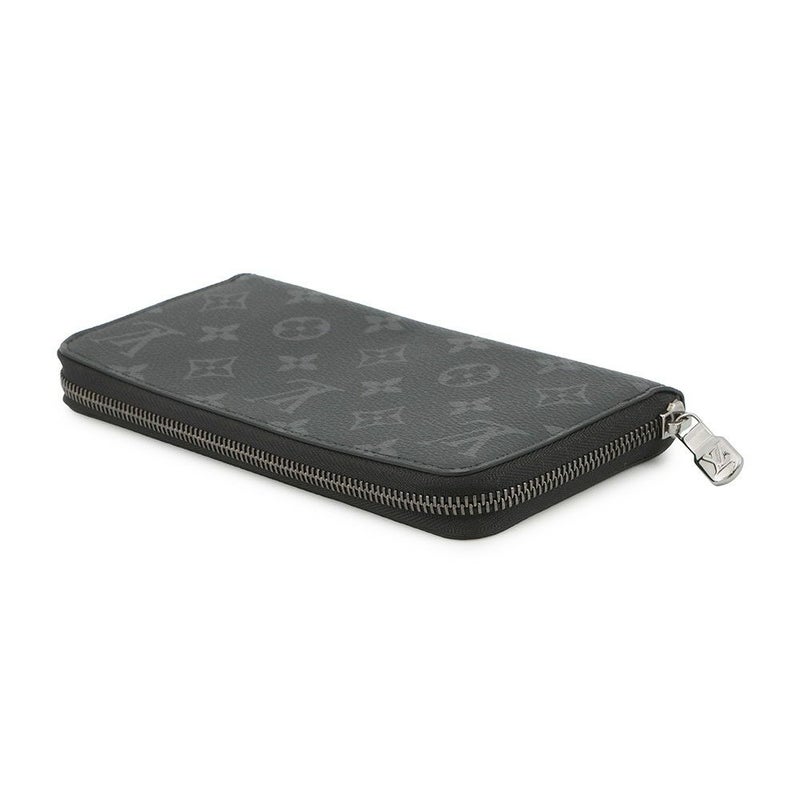 ルイヴィトン 長財布 モノグラム・エクリプス ジッピーウォレット・ホリゾンタル M11611 LOUIS VUITTON メンズ 黒 ブラック