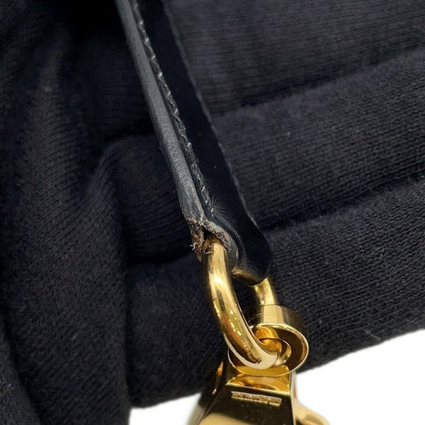 エルメス ハンドバッグ ケリー32 外縫い ブラック/ゴールド金具 ボックスカーフ □B刻印 2wayショルダー 黒