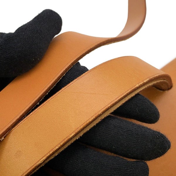 エルメス ショルダーバッグ エールバッグMM エクリュ/ナチュラル/シルバー金具 トワルアッシュ/レザー □E刻印