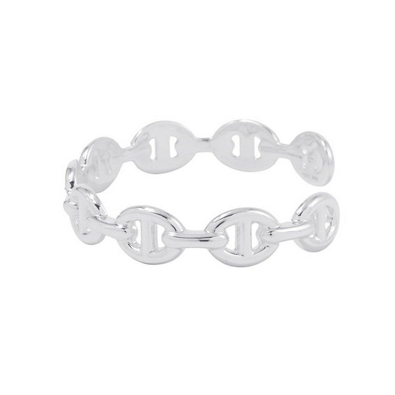 エルメス ブレスレット シェーヌダンクル アンシェネ バングル SV925シルバー サイズST HERMES バングル