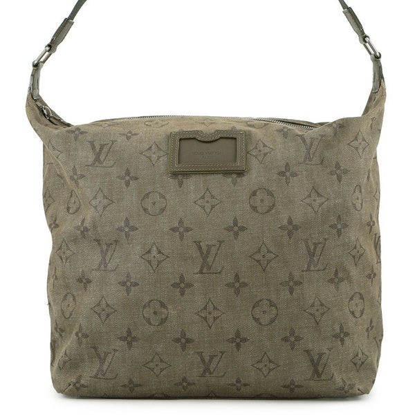 ルイヴィトン ショルダーバッグ モノグラム・アンプレッション デニム ブザスGM M40475 LOUIS VUITTON