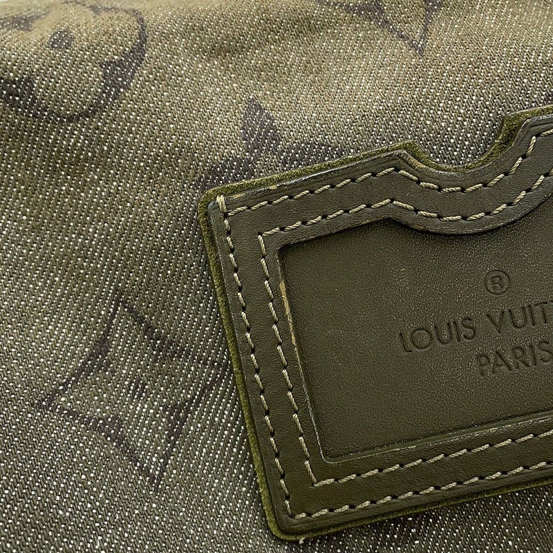 ルイヴィトン ショルダーバッグ モノグラム・アンプレッション デニム ブザスGM M40475 LOUIS VUITTON