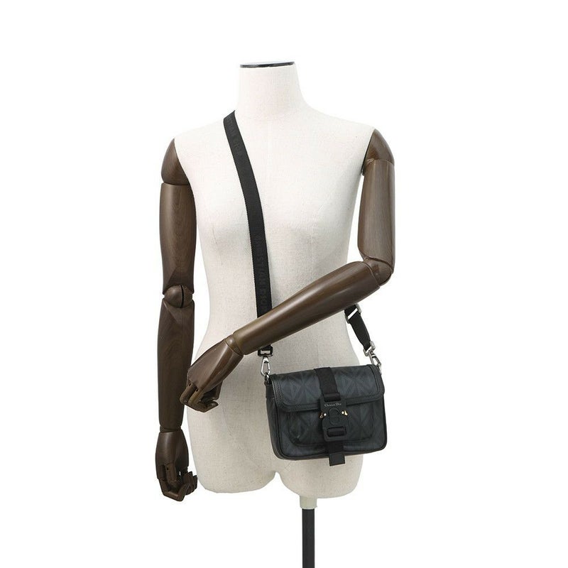 クリスチャン・ディオール ショルダーバッグ ヒット ザ ロード CDダイヤモンド Christian Dior メンズ 黒 セール品