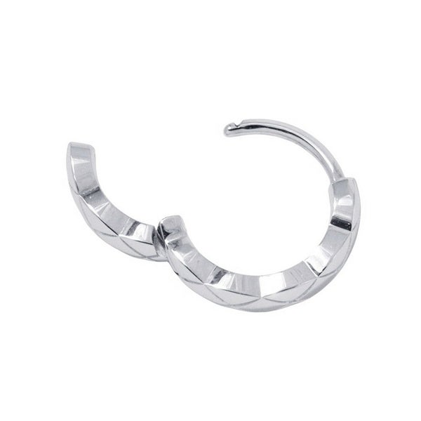 シャネル ピアス ココ クラッシュ コレクション シングル ミニフープ K18WGホワイトゴールド J12687 CHANEL ジュエリー