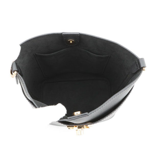 ルイヴィトン ショルダーバッグ グレインカーフレザー ロック & ウォーク M24006 LOUIS VUITTON 2way 黒 ブラック