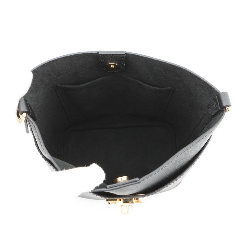 ルイヴィトン ショルダーバッグ グレインカーフレザー ロック & ウォーク M24006 LOUIS VUITTON 2way 黒 ブラック