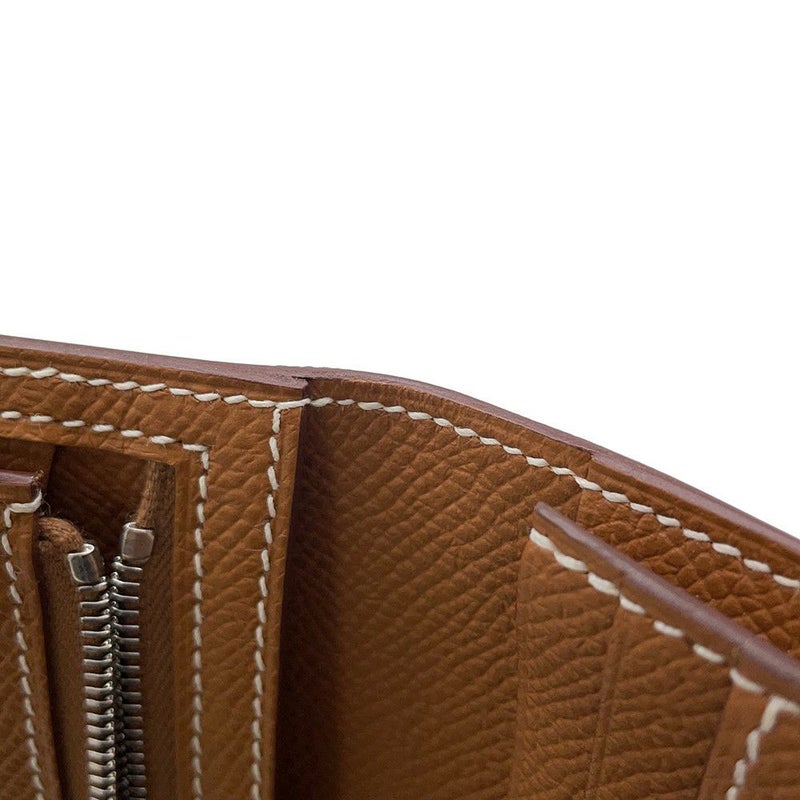エルメス 長財布 ベアンスフレ ゴールド/シルバー金具 エプソン W刻印 HERMES 財布