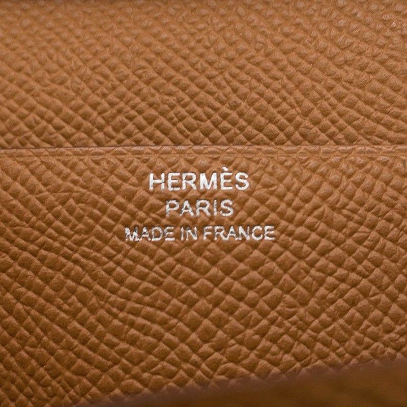 エルメス 長財布 ベアンスフレ ゴールド/シルバー金具 エプソン W刻印 HERMES 財布