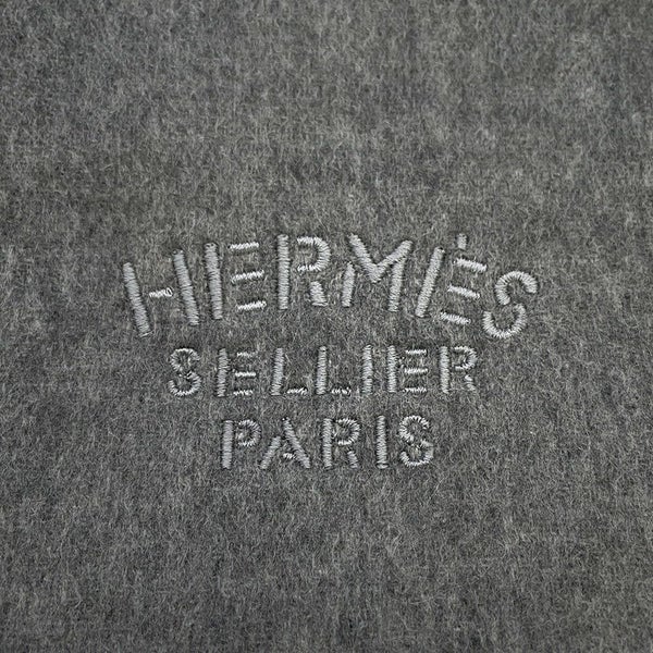 エルメス マフラー ダブルフェイス ロゴ カシミヤ HERMES ストール