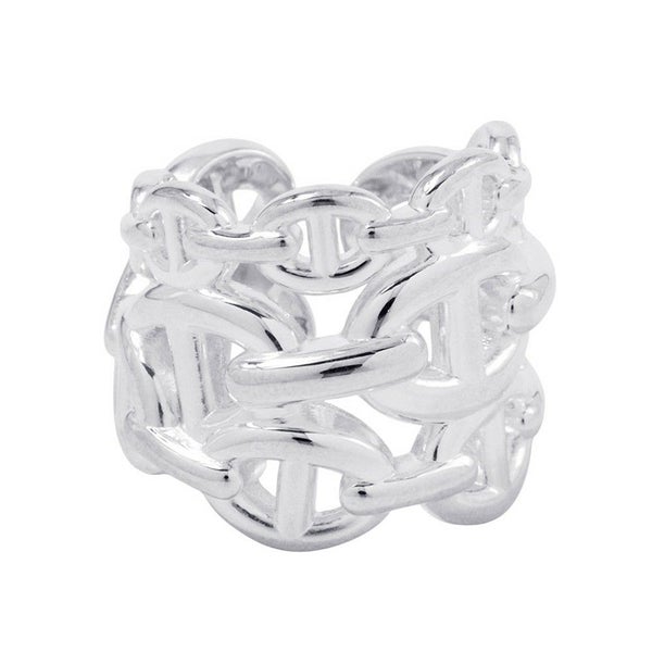 エルメス リング シェーヌダンクル アンシェネGM Enchainee SV925シルバー リングサイズ48 HERMES 指輪