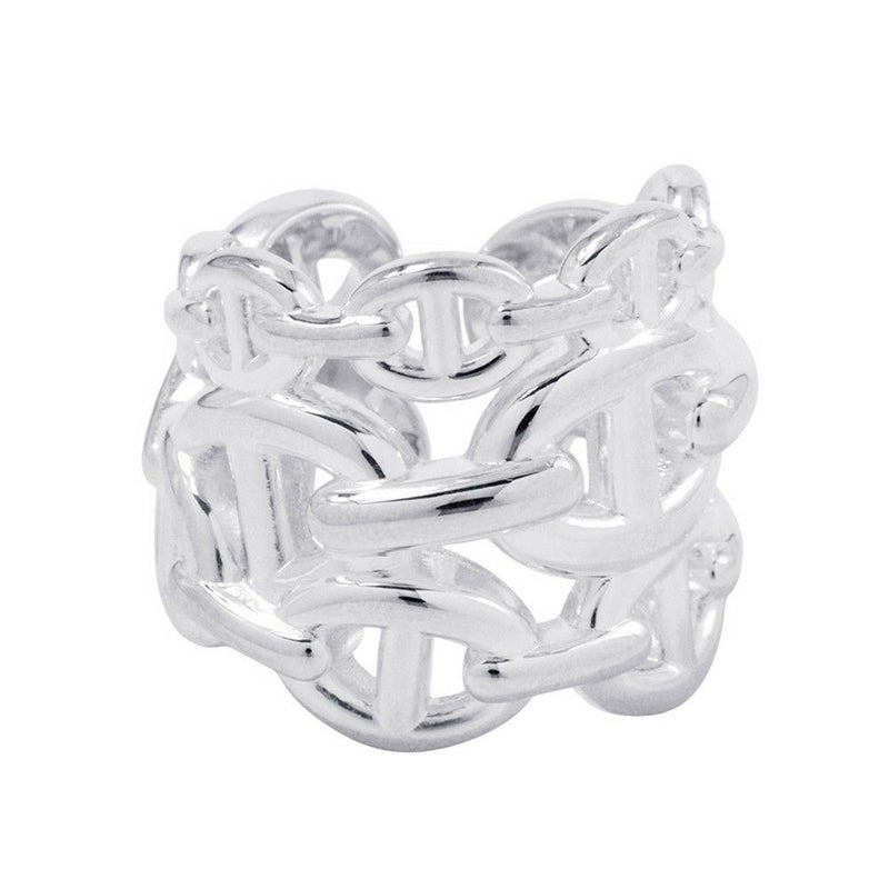 エルメス リング シェーヌダンクル アンシェネGM Enchainee SV925シルバー リングサイズ48 HERMES 指輪