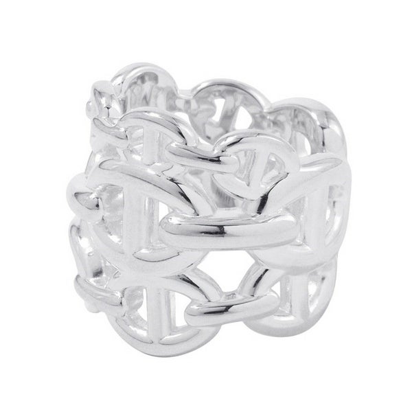 エルメス リング シェーヌダンクル アンシェネGM Enchainee SV925シルバー リングサイズ48 HERMES 指輪