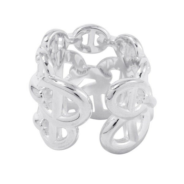 エルメス リング シェーヌダンクル アンシェネGM Enchainee SV925シルバー リングサイズ48 HERMES 指輪