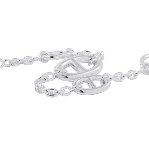 エルメス ブレスレット シェーヌダンクル ファランドール SV925シルバー サイズSH HERMES ジュエリー