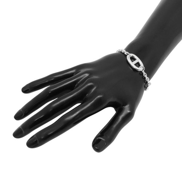 エルメス ブレスレット シェーヌダンクル ファランドール SV925シルバー サイズSH HERMES ジュエリー