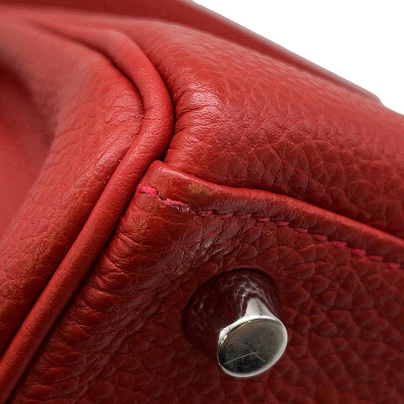 エルメス ハンドバッグ ケリー25 内縫い ルージュガランス/シルバー金具 トゴ □Q刻印 2wayショルダー