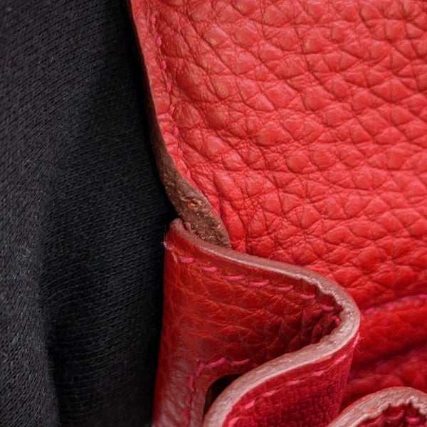 エルメス ハンドバッグ ケリー25 内縫い ルージュガランス/シルバー金具 トゴ □Q刻印 2wayショルダー