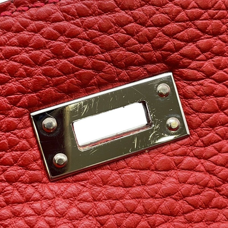 エルメス ハンドバッグ ケリー25 内縫い ルージュガランス/シルバー金具 トゴ □Q刻印 2wayショルダー