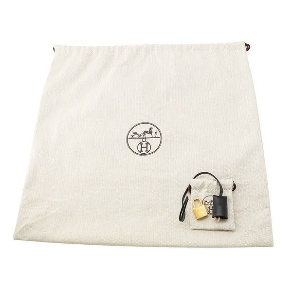 エルメス エールバッグジップPM ブラック/ゴールド金具 トワルミリタリー/ヴァッシュハンター U刻印  黒