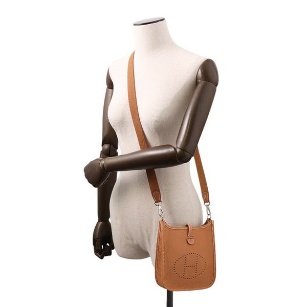 エルメス エブリンTPM 111cm アマゾン ゴールド/シルバー金具 トリヨンクレマンス K刻印