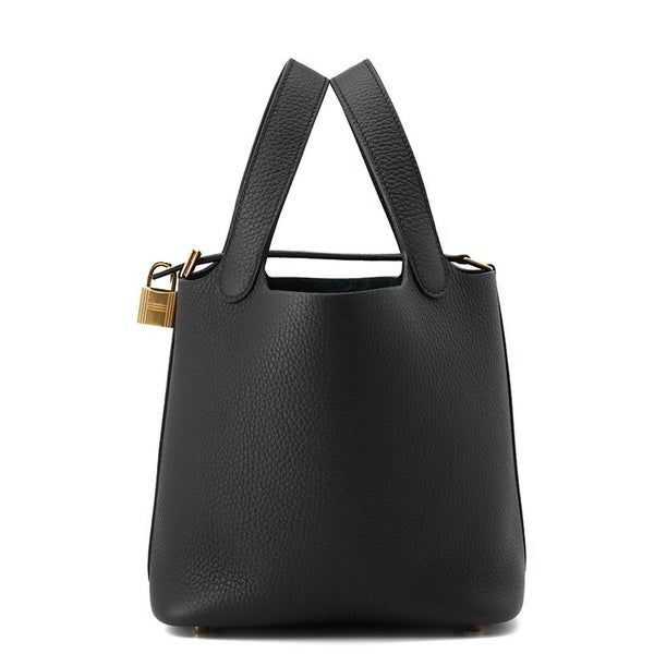 エルメス ハンドバッグ ピコタンロックPM ブラック/ゴールド金具 トリヨンクレマンス K刻印