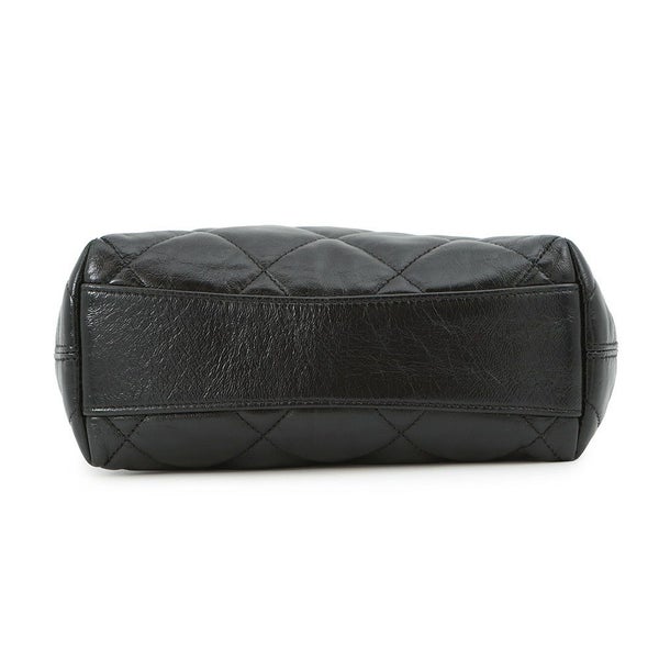 シャネル チェーンショルダーバッグ マトラッセ ココマーク ホーボーバッグ シャイニーラムスキン AS4922 CHANEL ワンショルダー 黒