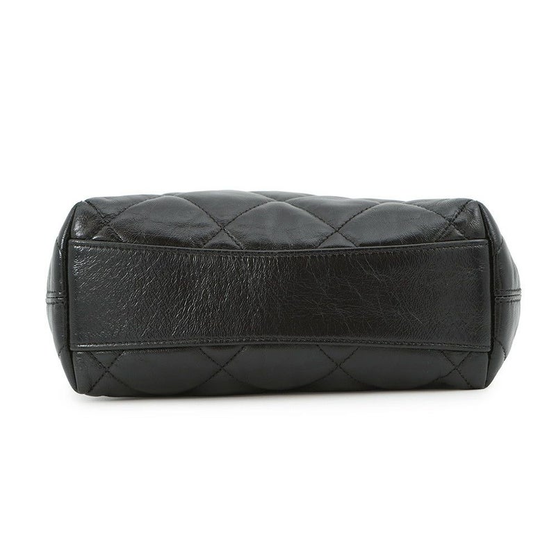 シャネル チェーンショルダーバッグ マトラッセ ココマーク ホーボーバッグ シャイニーラムスキン AS4922 CHANEL ワンショルダー 黒