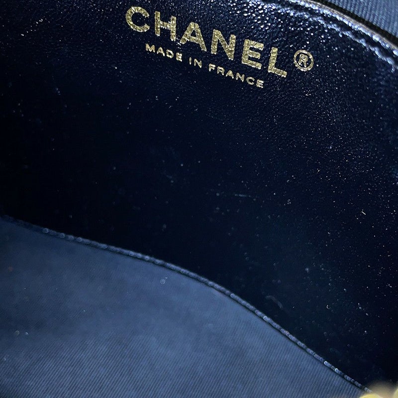 シャネル チェーンショルダーバッグ マトラッセ ココマーク ホーボーバッグ シャイニーラムスキン AS4922 CHANEL ワンショルダー 黒