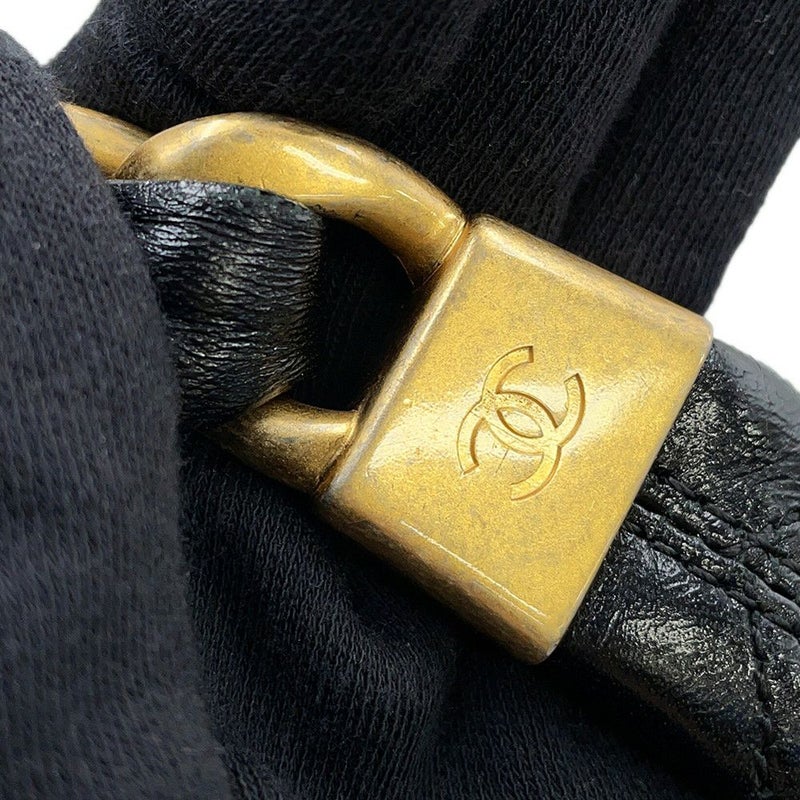 シャネル チェーンショルダーバッグ マトラッセ ココマーク ホーボーバッグ シャイニーラムスキン AS4922 CHANEL ワンショルダー 黒