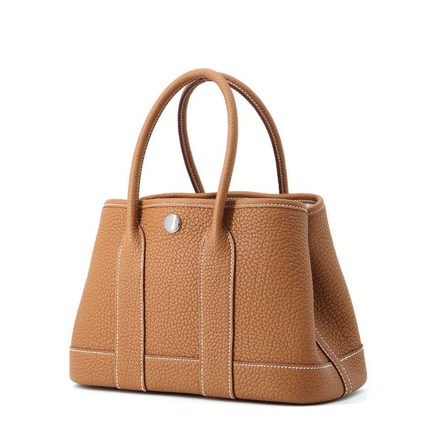 エルメス トートバッグ ネオ・ガーデン 23 ガーデンパーティ ゴールド/シルバー金具 ネゴンダ K刻印