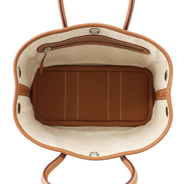 エルメス トートバッグ ネオ・ガーデン 23 ガーデンパーティ ゴールド/シルバー金具 ネゴンダ K刻印