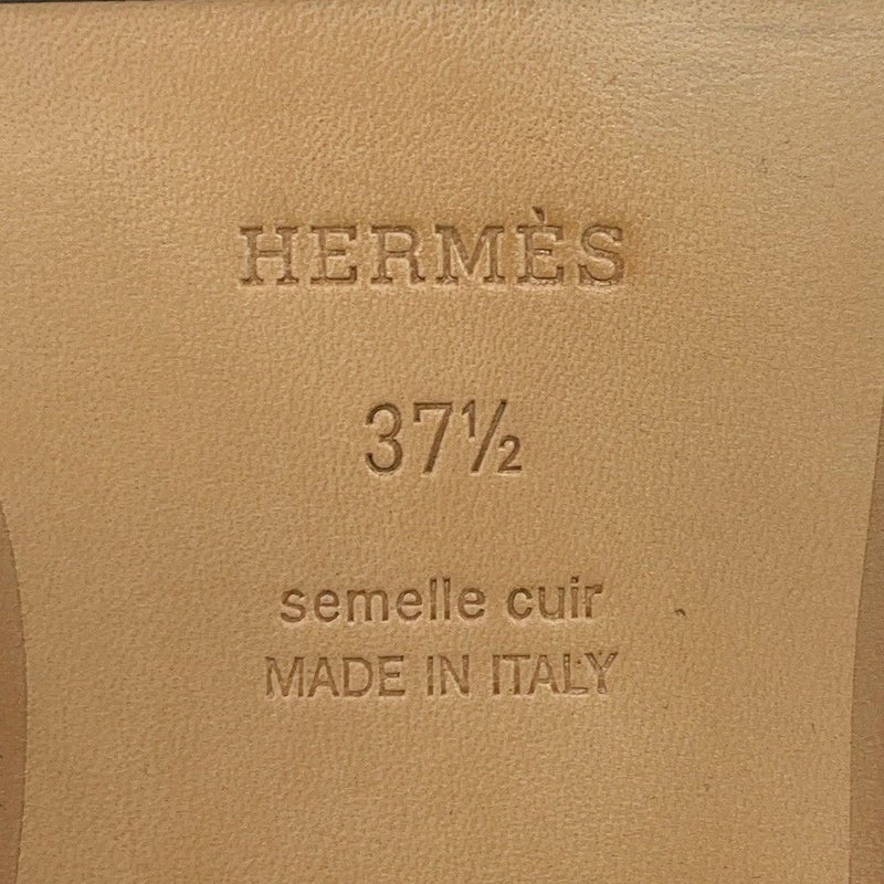 エルメス ブーツ ジャンピング レザー レディースサイズ37 1/2 HERMES ショートブーツ