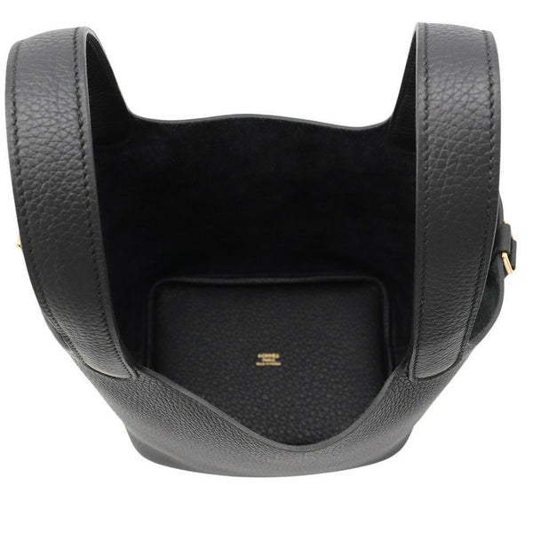 エルメス ハンドバッグ ピコタンロックPM ブラック/ゴールド金具 トリヨンクレマンス K刻印 黒