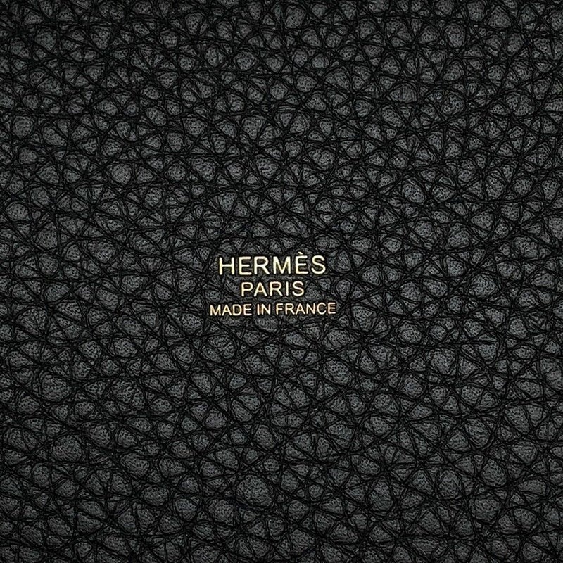 エルメス ハンドバッグ ピコタンロックPM ブラック/ゴールド金具 トリヨンクレマンス K刻印 黒