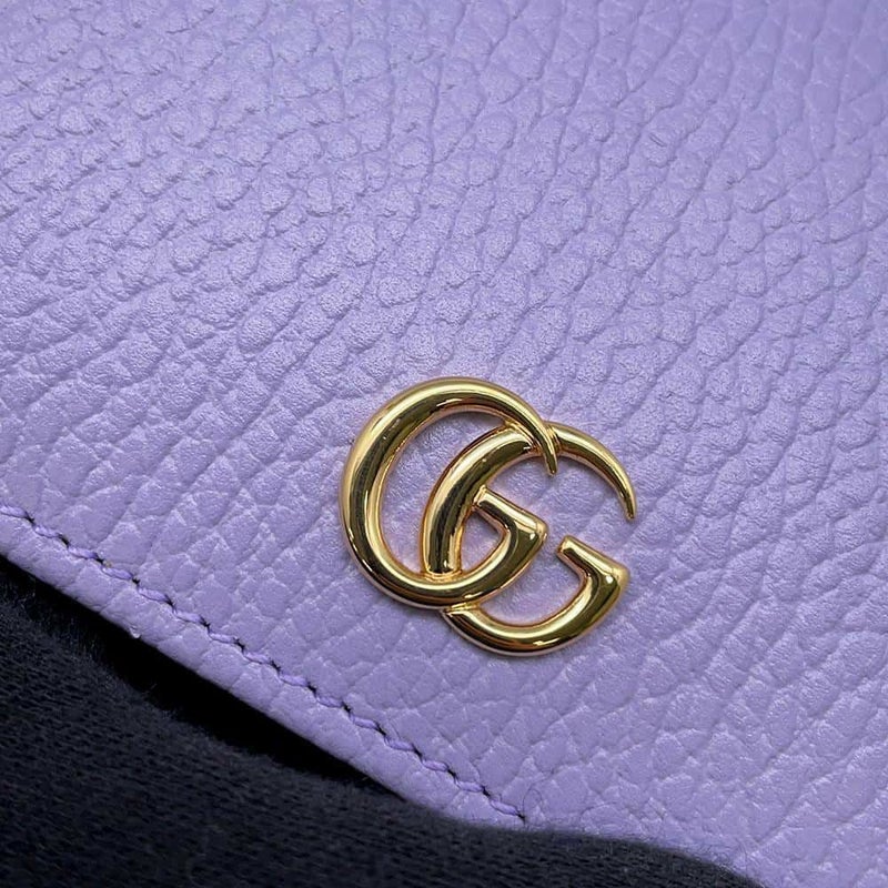 グッチ二つ折り財布 ダブルG ミディアム ウォレット レザー 598587 GUCCI 財布