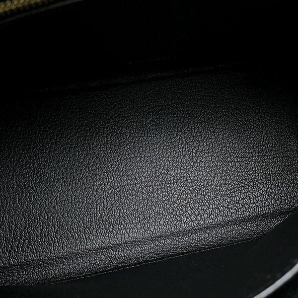 エルメス ハンドバッグ ケリー25 内縫い ブラック/ゴールド金具 トゴ K刻印 2wayショルダー 黒