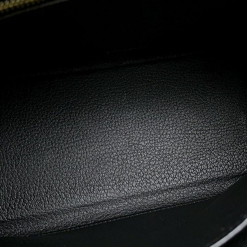 エルメス ハンドバッグ ケリー25 内縫い ブラック/ゴールド金具 トゴ K刻印 2wayショルダー 黒