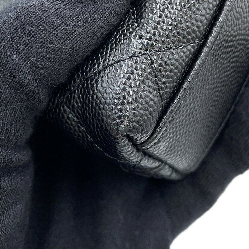 シャネル ハンドバッグ マトラッセ ココハンドル ミニミニ キャビアスキン AP4244 2wayチェーンショルダー 黒