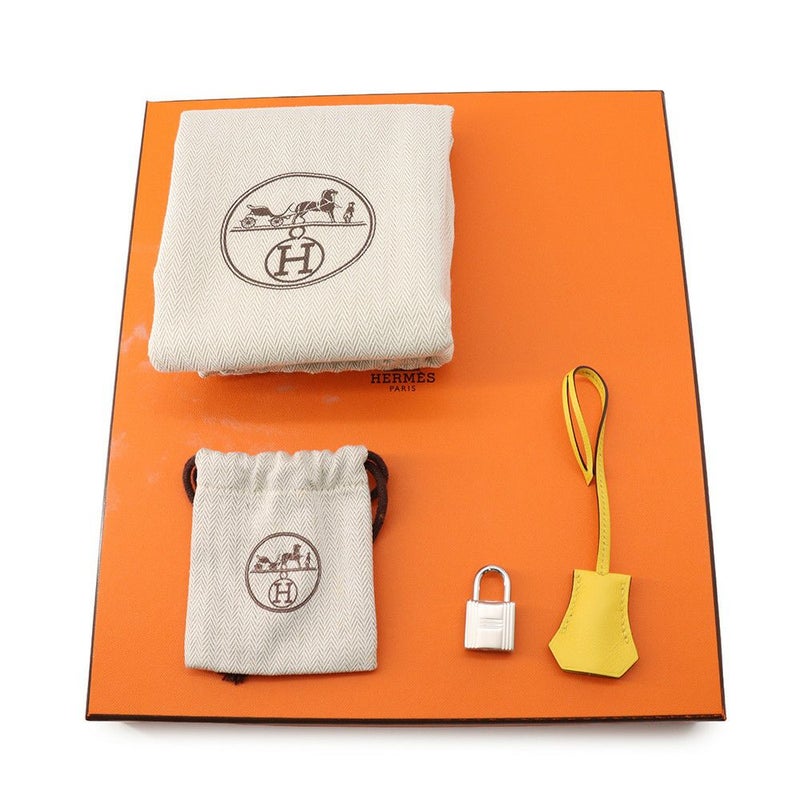 エルメス バーキン25 ジョーヌナプル/シルバー金具 スイフト B刻印 HERMES Birkin ハンドバッグ