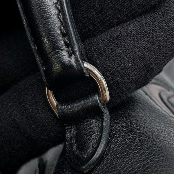 エルメス ハンドバッグ ケリードール ブラック/シルバー金具 ガリバー □D刻印 HERMES バッグ 黒