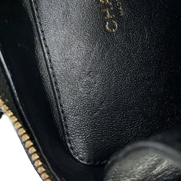 シャネル チェーンショルダーバッグ CCフィリグリー バニティバッグ キャビアスキン A93343 CHANEL 黒